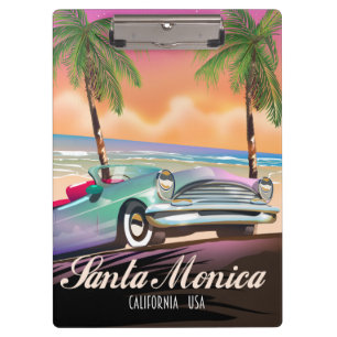 Santa Monica California USA Notebook Klemmbrett