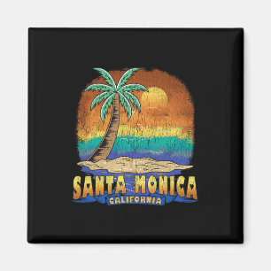 Santa Monica California Vintag bekümmert Souvenirs Magnet