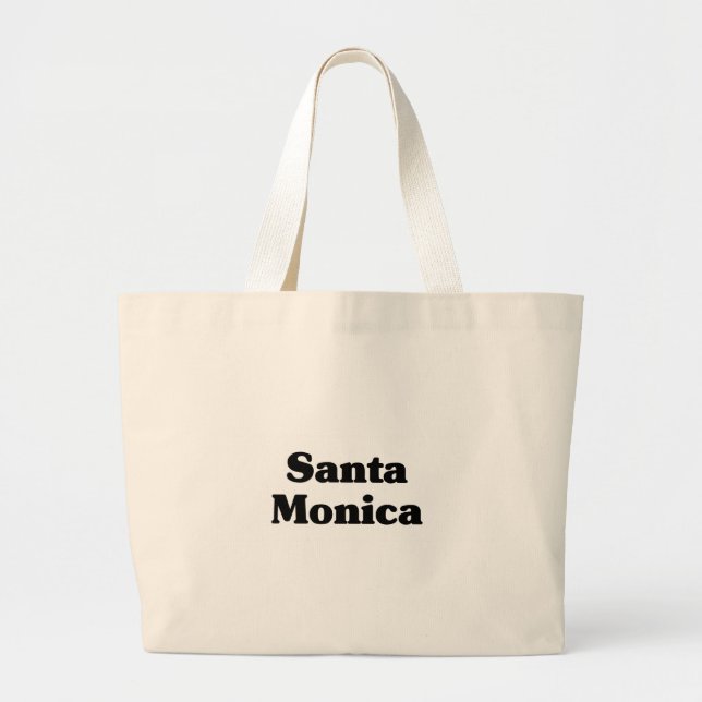 Santa Monica Classic t Shirts Jumbo Stoffbeutel (Vorne)