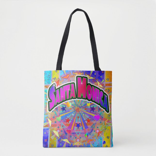 Santa Monica Cosmic Unity Tote Bag (Vorderseite)