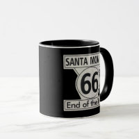 Santa Monica Ende der Wanderroute 66