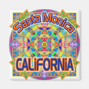 Santa Monica KALIFORNIEN glücklicher Magnet