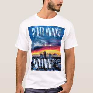 Santa Monica, Kalifornien kurzer Sleeved T - Shirt