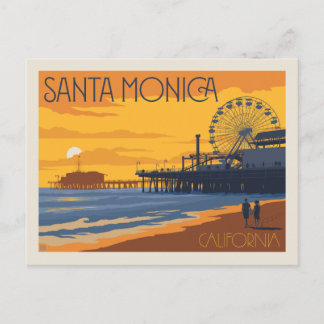 Santa Monica, Kalifornien Postkarte