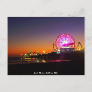 Santa Monica, Kalifornien, USA Postkarte
