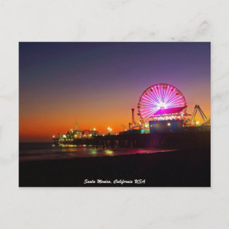 Santa Monica, Kalifornien, USA Postkarte