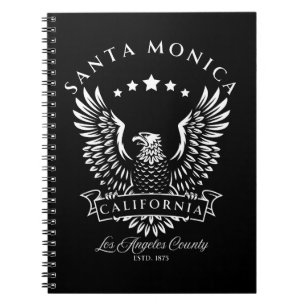 Santa Monica Los Angeles County Kalifornien Vintag Notizblock