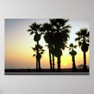 Santa Monica, Los Angeles, Kalifornien, USA Poster