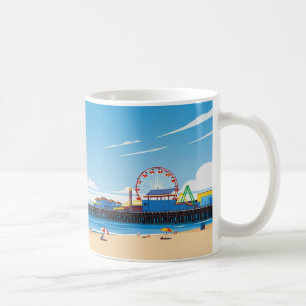 Santa Monica Pier California Los Angeles Kaffeetasse
