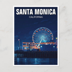 Santa Monica Pier California Los Angeles Postkarte