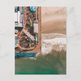 SANTA MONICA PIER, KALIFORNIEN - SICHT AUF DIE LUF POSTKARTE