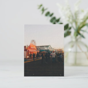 Santa Monica Pier, Los Angeles, Kalifornien Feiertagspostkarte