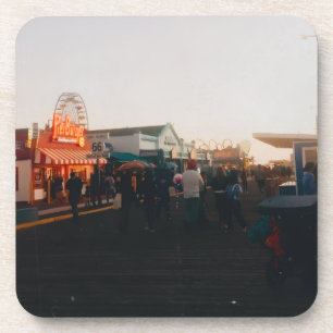 Santa Monica Pier, Los Angeles, Kalifornien Getränkeuntersetzer