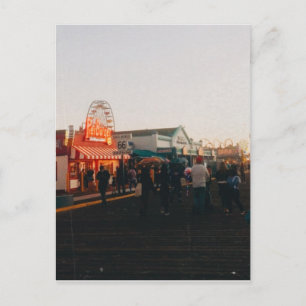 Santa Monica Pier, Los Angeles, Kalifornien Postkarte