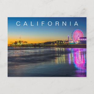 Santa Monica Pier   Los Angeles, Kalifornien Postkarte