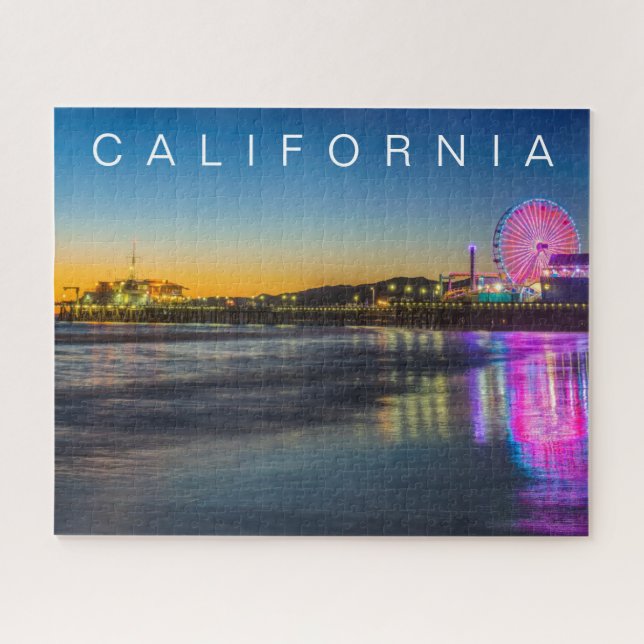 Santa Monica Pier | Los Angeles, Kalifornien Puzzle (Horizontal)