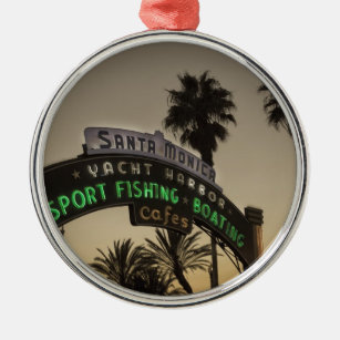 Santa Monica Pier Ornament Aus Metall
