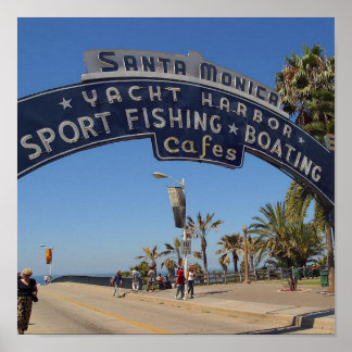 Santa Monica Pier Poster