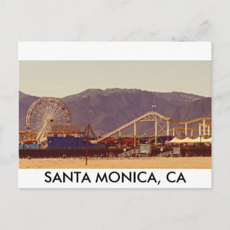 Santa Monica Pier - Postkarte