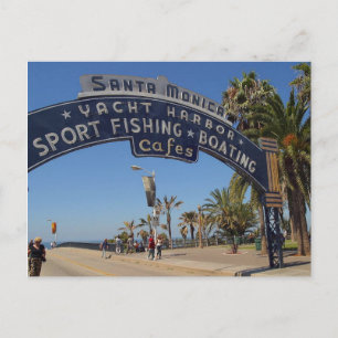 Santa Monica Pier Postkarte