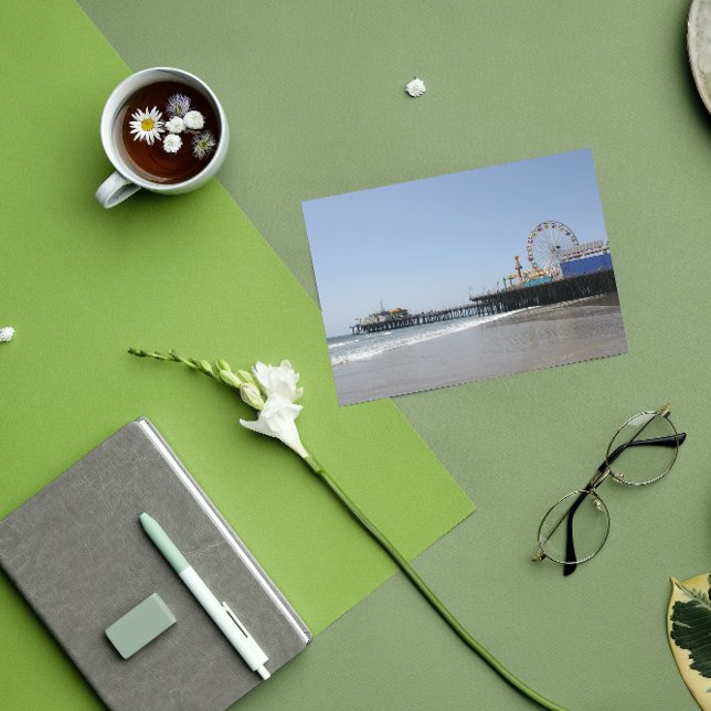 Santa Monica Pier Postkarte (Von Creator hochgeladen)