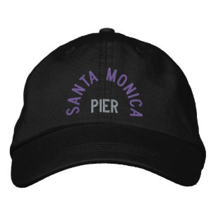 SANTA MONICA PIER-Verstellkappe Bestickte Baseballkappe