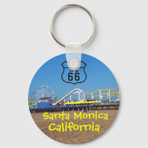 Santa Monica Pier-Weg 66 Kalifornien Schlüsselanhänger