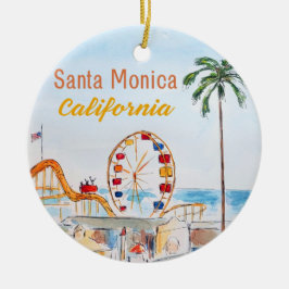 Santa Monica Pier Weihnachtsschmuck