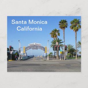 Santa Monica Postkarte! Postkarte