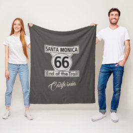 Santa Monica Route 66 Fleecedecke