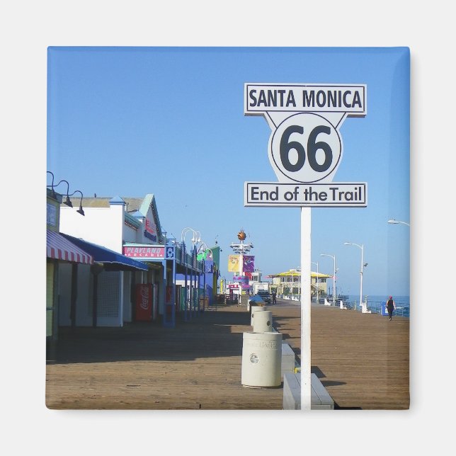 Santa Monica Route 66 Magnet! Magnet (Vorne)