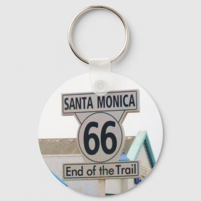 SANTA MONICA RT. 66 Schlüsselanhänger (Vorderseite)