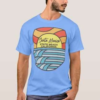 Santa Monica Staat Beach California CA Beach Lover T-Shirt