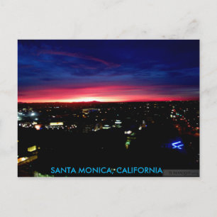 SANTA MONICA SUNRISE #1 POSTCARD POSTKARTE