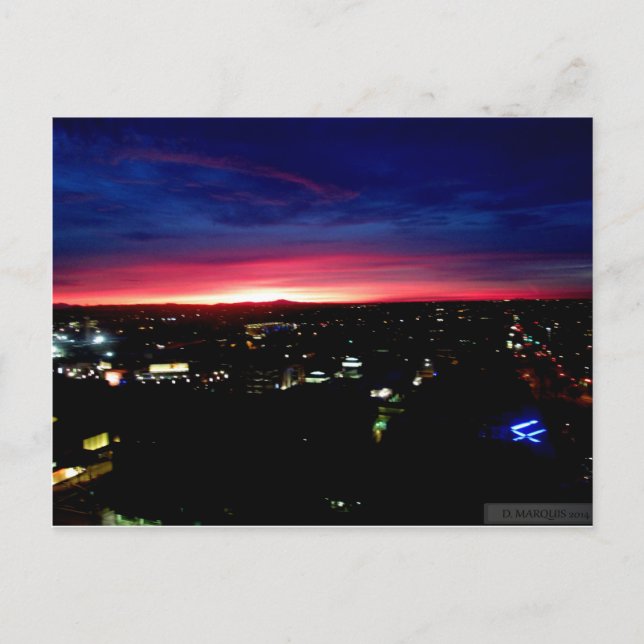 SANTA MONICA SUNRISE #1 POSTCARD POSTKARTE (Vorderseite)