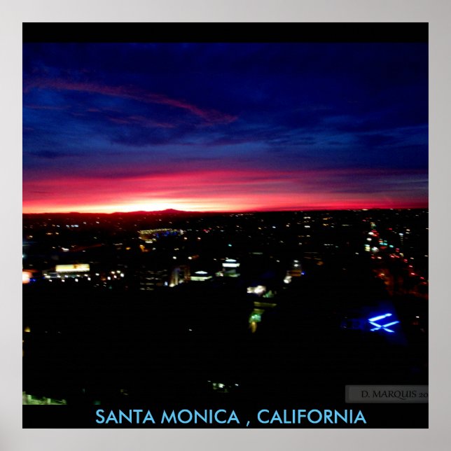 SANTA MONICA SUNRISE #1 POSTER (Vorne)