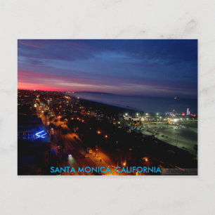SANTA MONICA SUNRISE #2 POSTCARD POSTKARTE