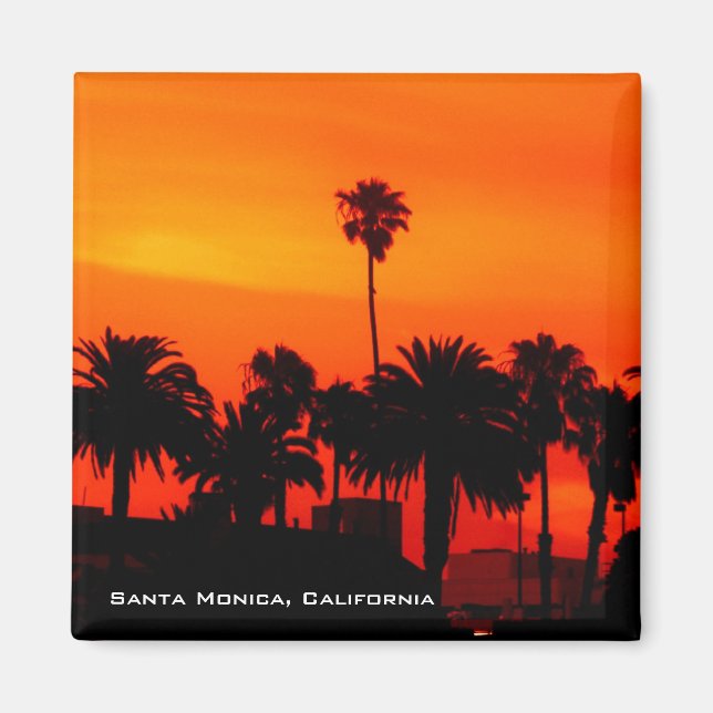 Santa Monica Sunset Magnet (Vorne)