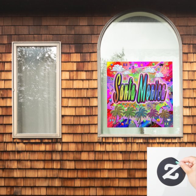 Santa Monica Vista Express Fensteraufkleber (Fenster Zuhause)