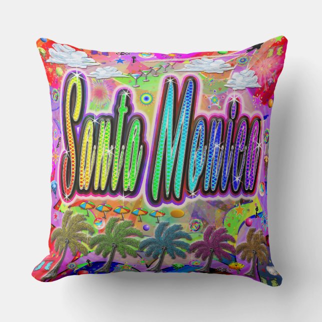 Santa Monica Vista Express Pillow Kissen (Vorderseite)