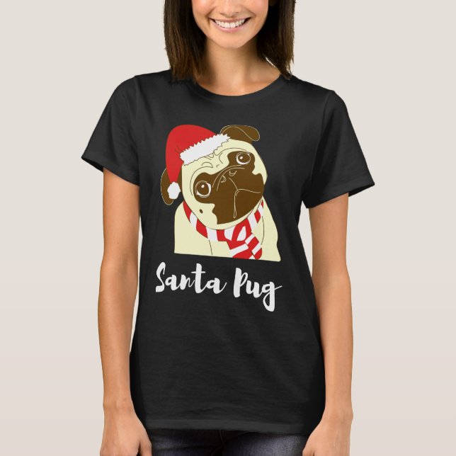 Santa Mops Relaxed Fit T - Shirt 166 (Vorderseite)