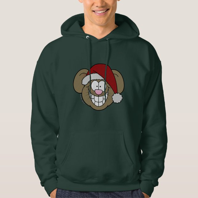 Santa Mouse Hoodie (Vorderseite)