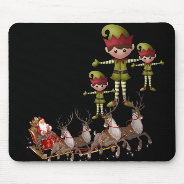 Santa Mouse Pad Mousepad (Vorne)