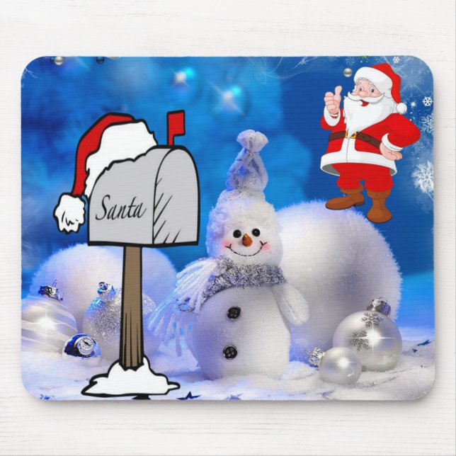 Santa Mouse Pad Mousepad (Vorne)