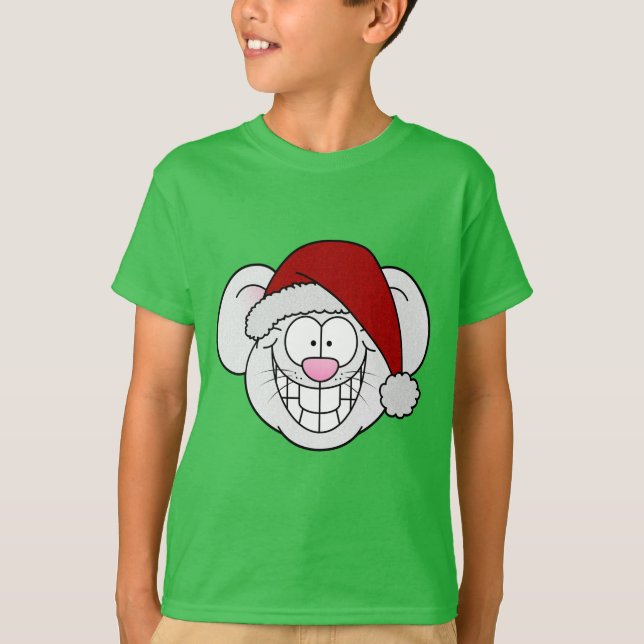 Santa Mouse T - Shirt (Vorderseite)