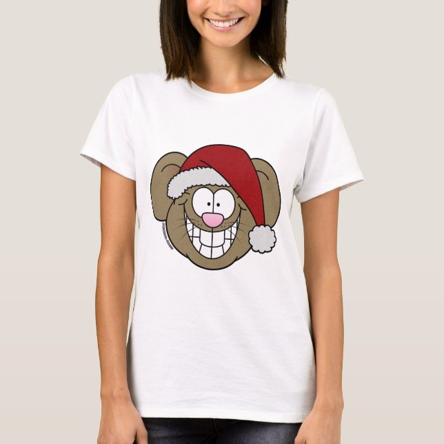 Santa Mouse T - Shirt (Vorderseite)