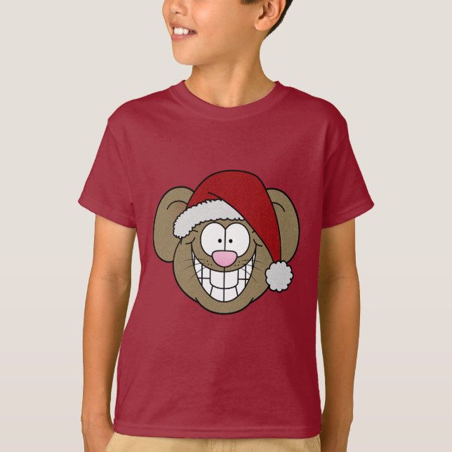 Santa Mouse T - Shirt (Vorderseite)