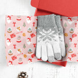 Santa & Mrs Claus Festive Fa La Christmas Seidenpapier<br><div class="desc">Spaß und festliche Verpackung Papier. Unser Tissue Paper zeigt unser lustiges,  handgezeichnet Weihnachtsmuster-Design. Wir haben einen lustigen Weihnachtsmann,  Mrs. Claus,  Schneeglobe,  Weihnachtsbaum,  lieber Santa Umschlag,  einen Teller Kekse und ein lustiges typografisches fa la design illustriert. Von Moodthology Papery entworfen</div>