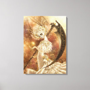 Santa Muerte Canvas Print Leinwanddruck