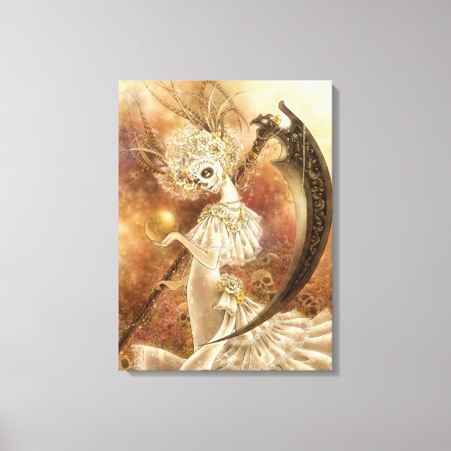 Santa Muerte Canvas Print Leinwanddruck (Vorderseite)